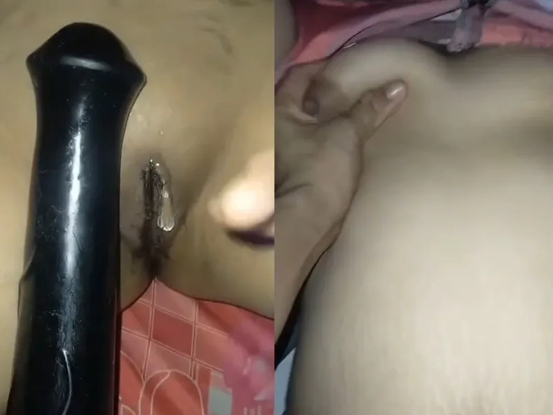 Ghệ xinh tươi vú to lỗ lồn múp thẩm du bằng sextoy cực sướng